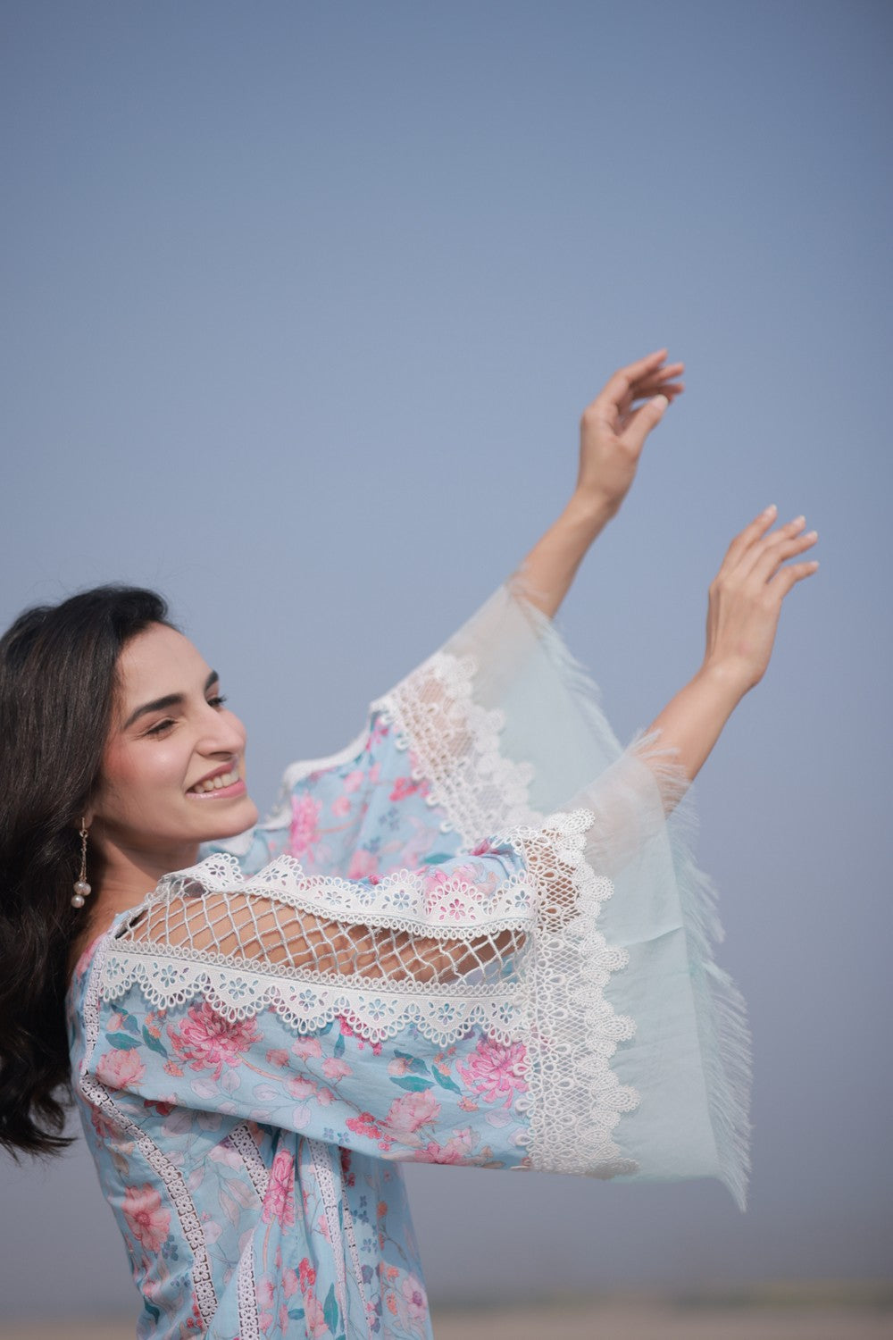 Sky Blue Kurta Suit