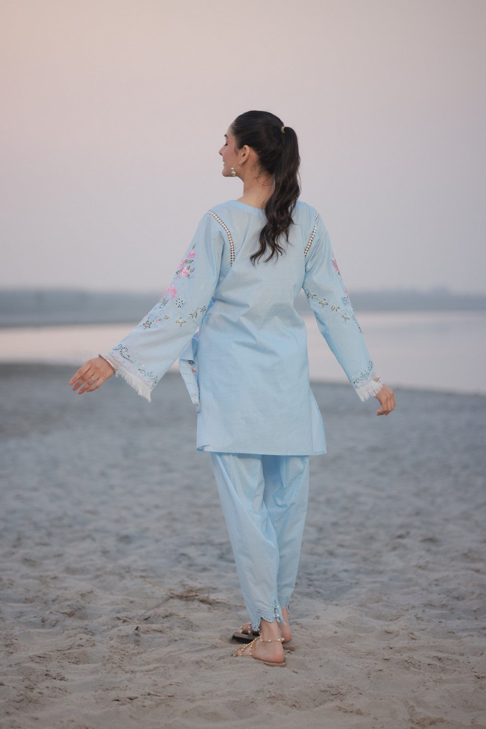 Sky Blue Kurta Set