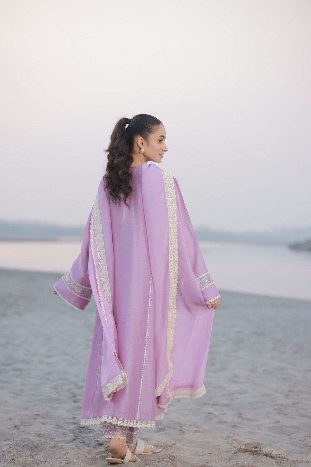 Lilac Kalidar Suit