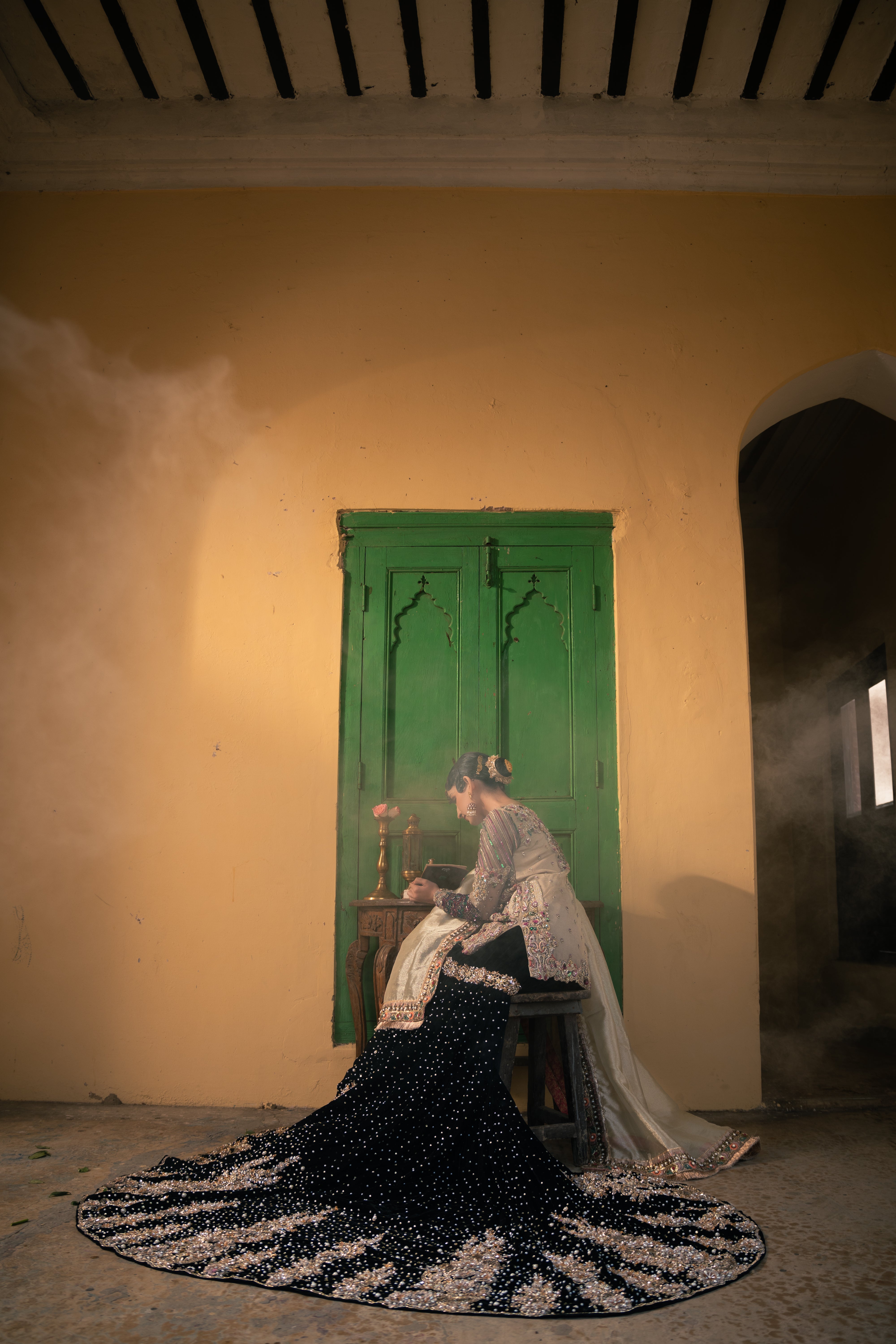 Sahiba - Black Trail Gharara