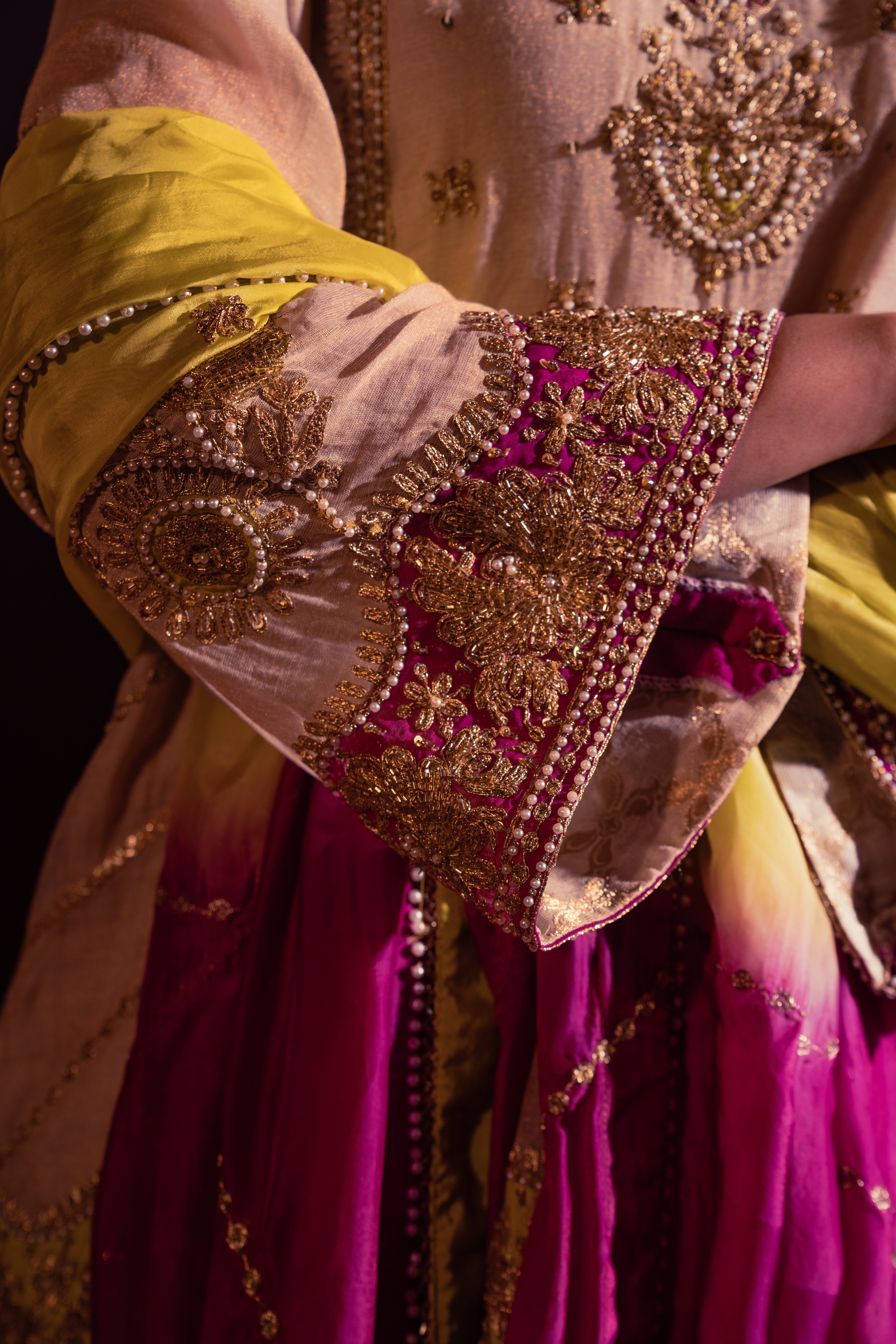 Sahiba- Beige Kurti with Salwar