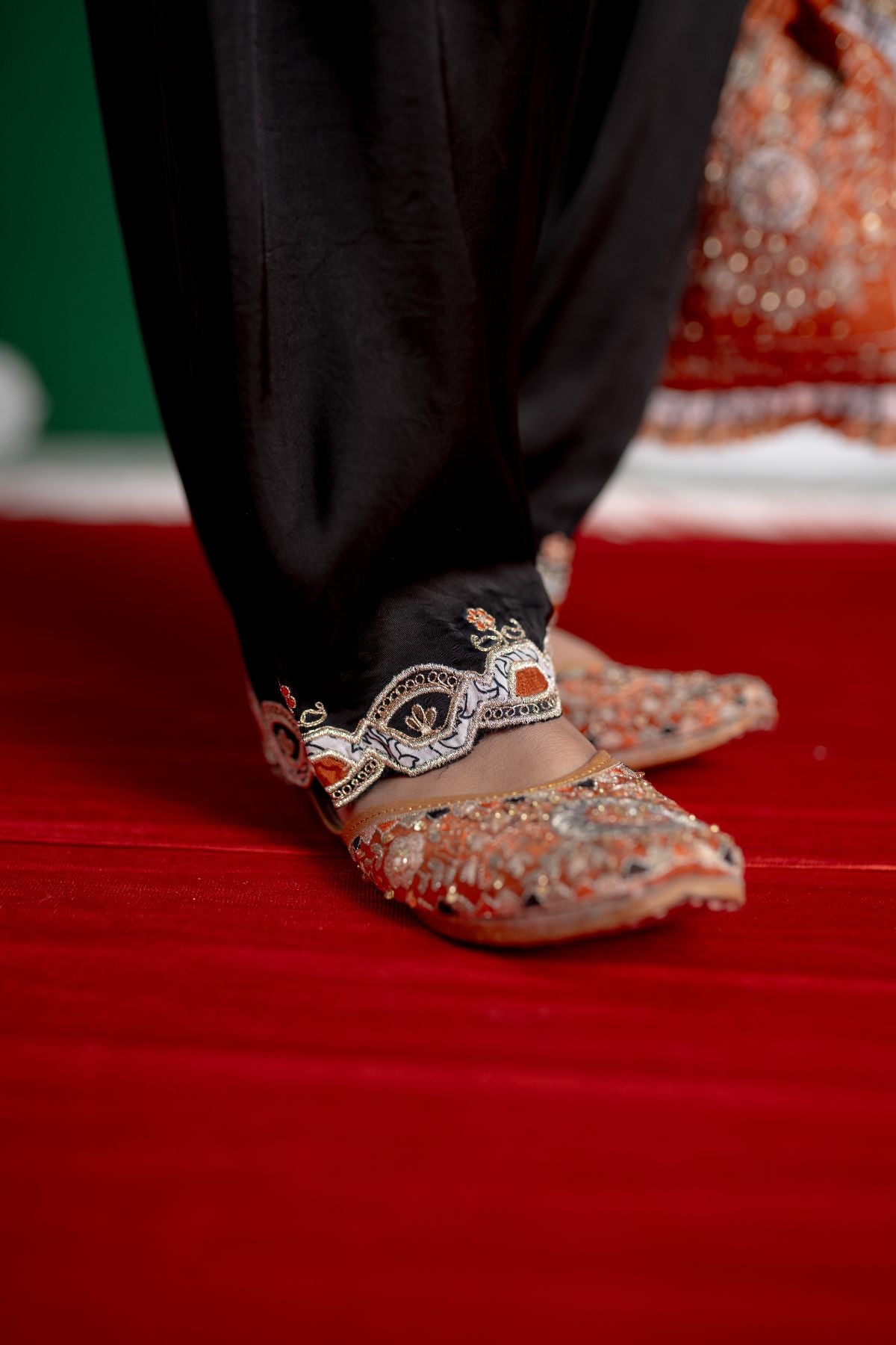 White Printed Kurta Set