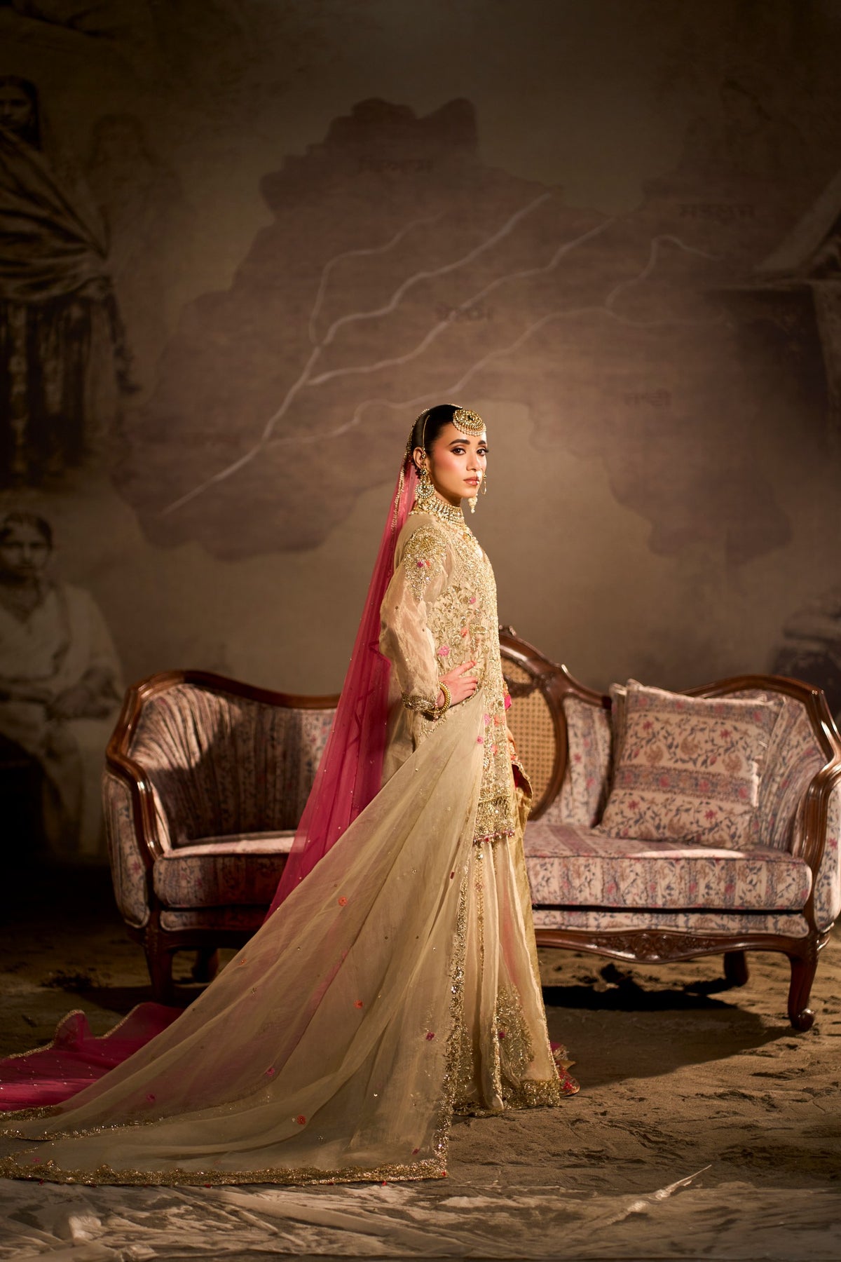 Chenab - Golden Sharara Joda