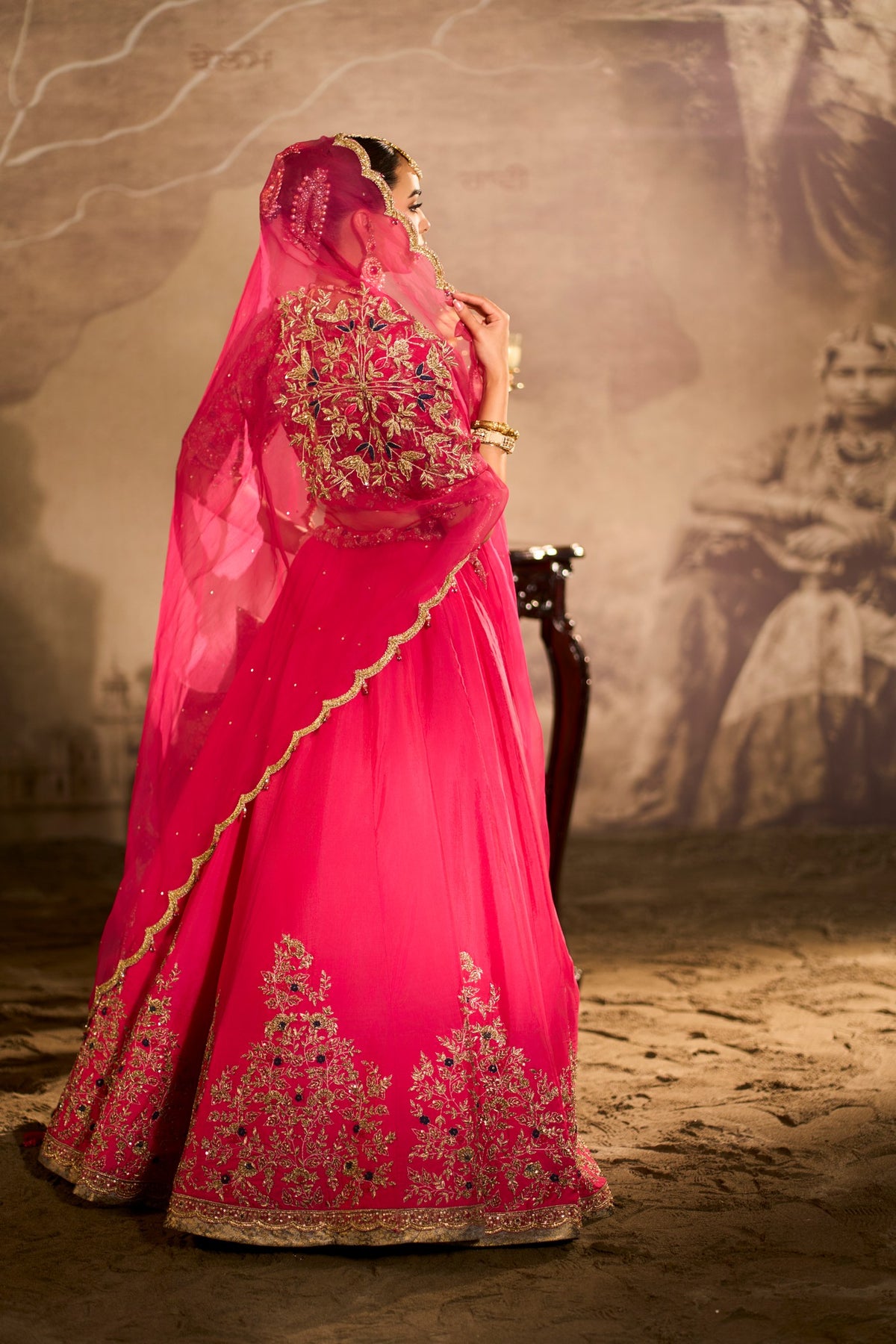 Indus - Fushia Pink Lehnga