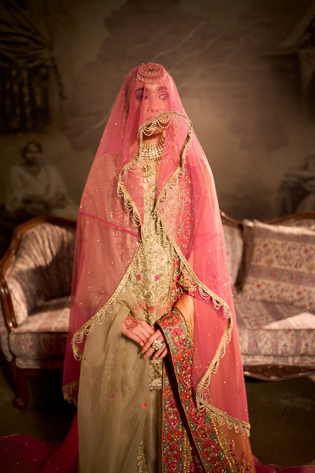 Chenab - Golden Sharara Joda