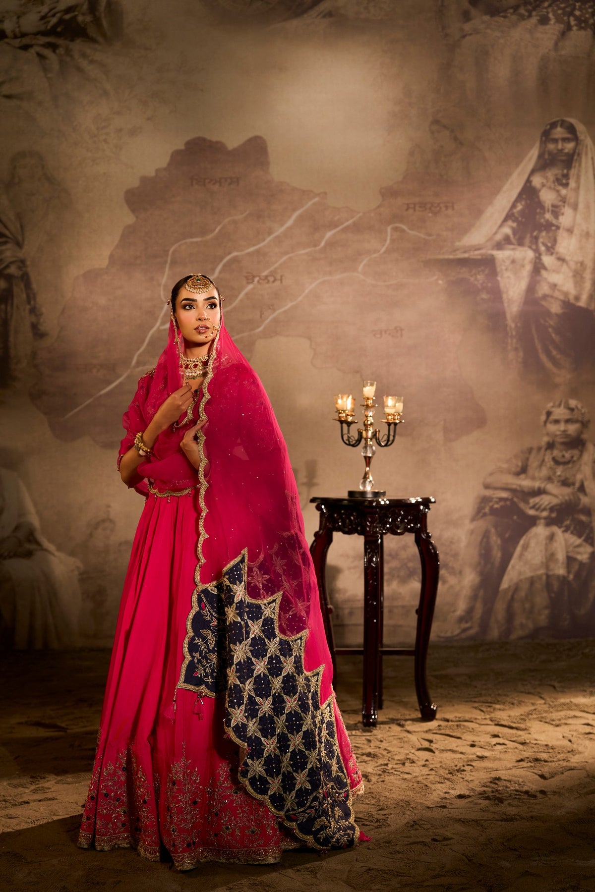 Indus - Fushia Pink Lehnga