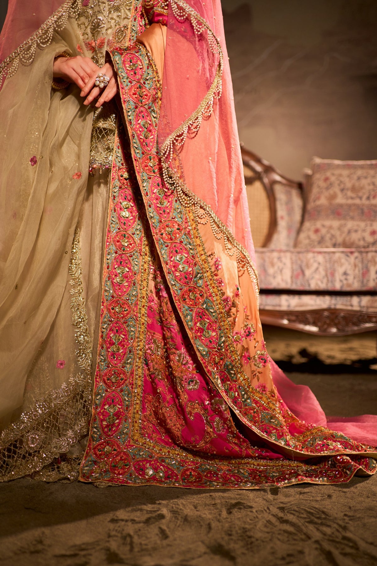 Chenab - Golden Sharara Joda