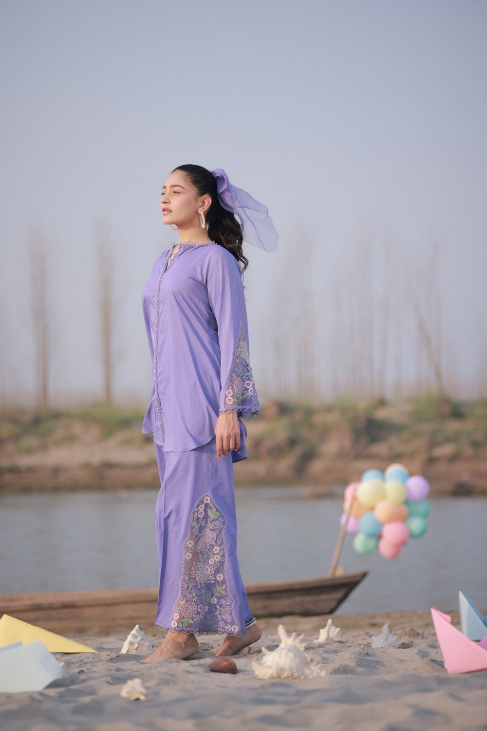 Royal Purple Co-ord Set