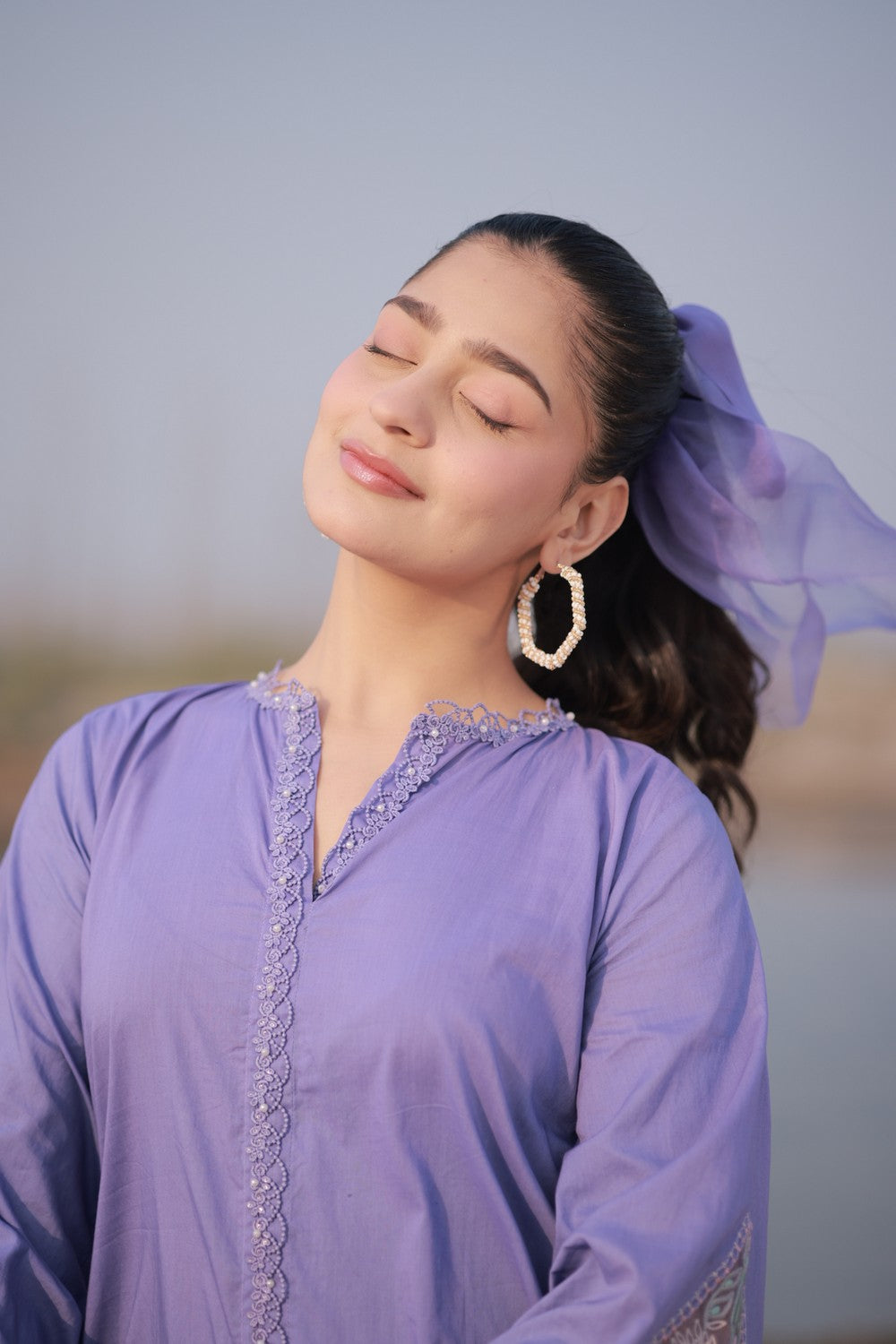 Royal Purple Co-ord Set