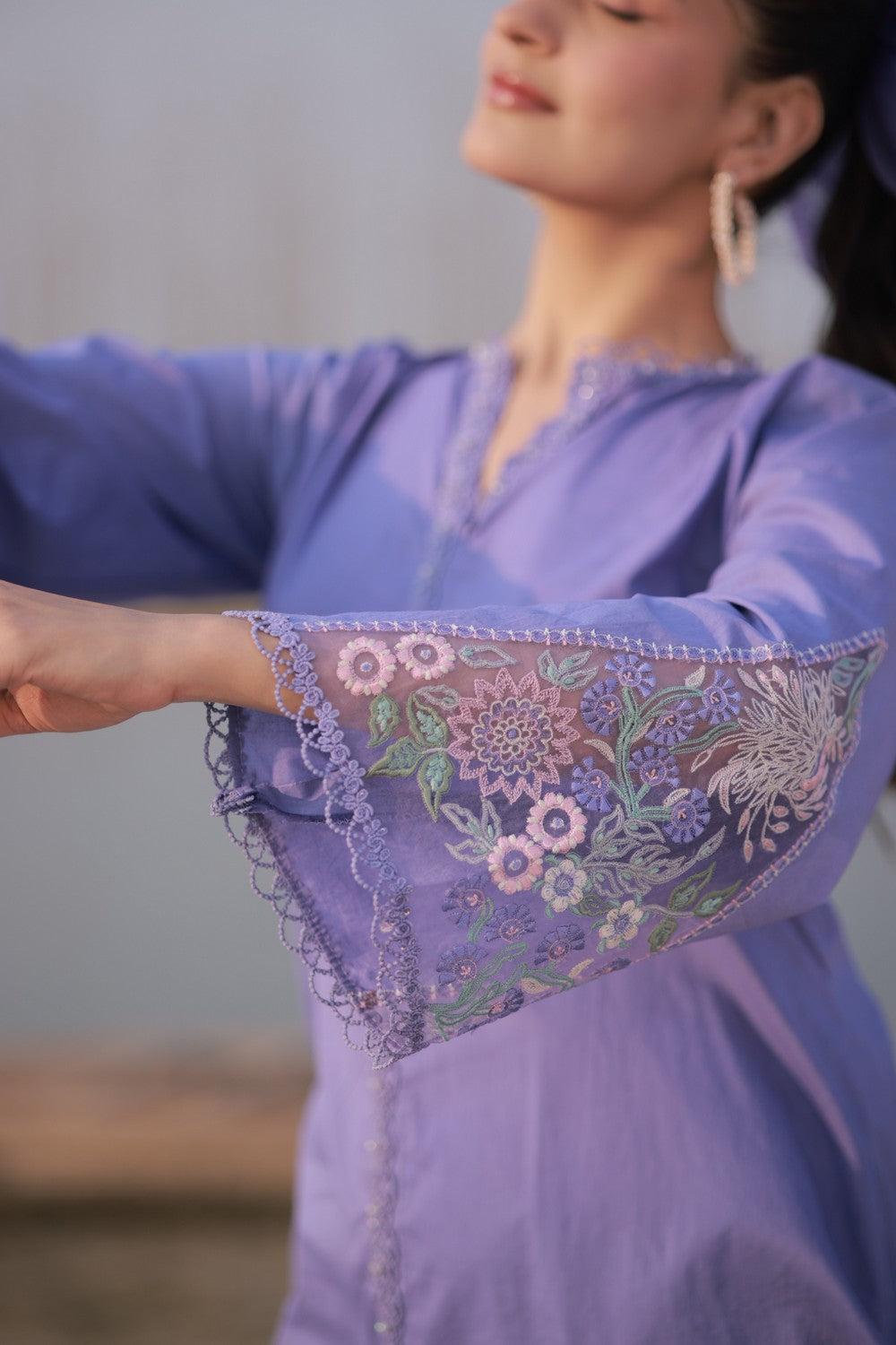 Royal Purple Co-ord Set