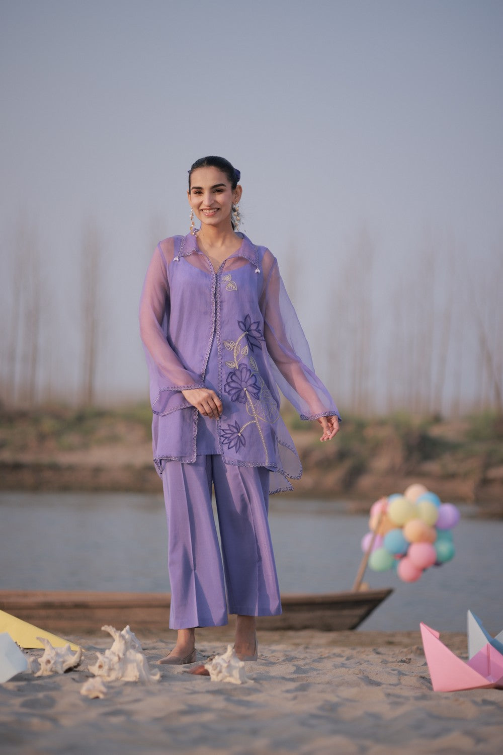 Lavender Jacket Suit