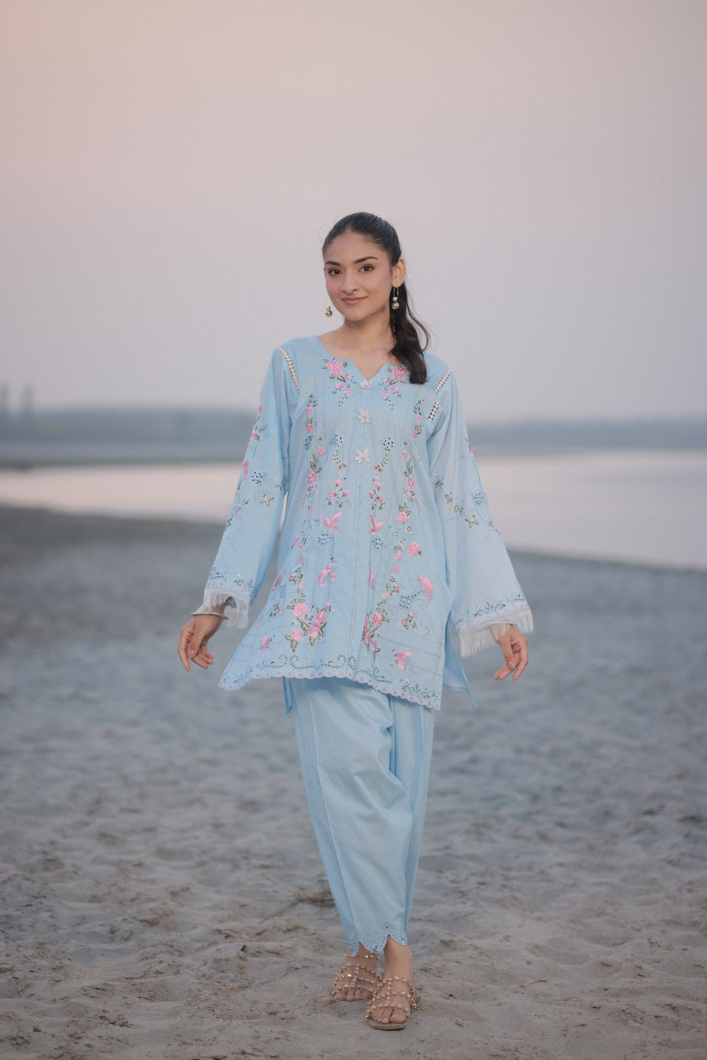 Sky Blue Kurta Set