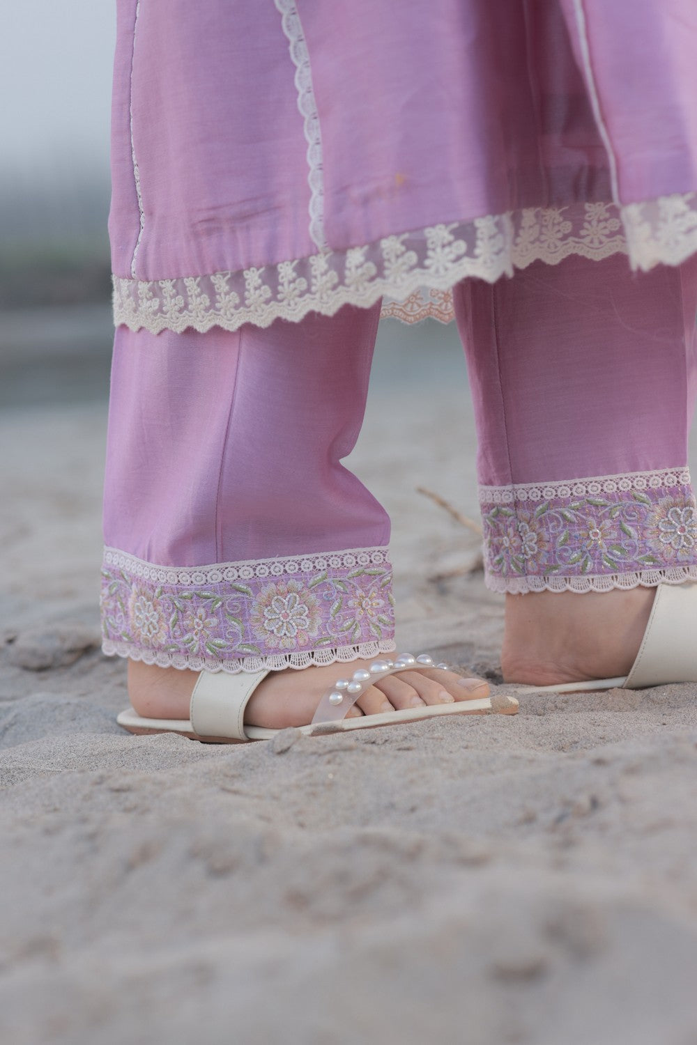 Lilac Kalidar Suit