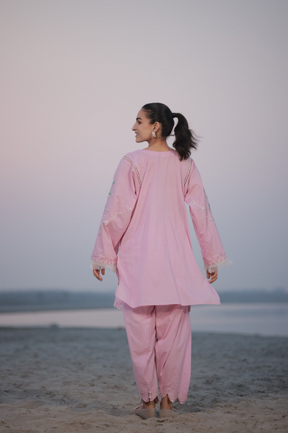 Lilac Kurta Set