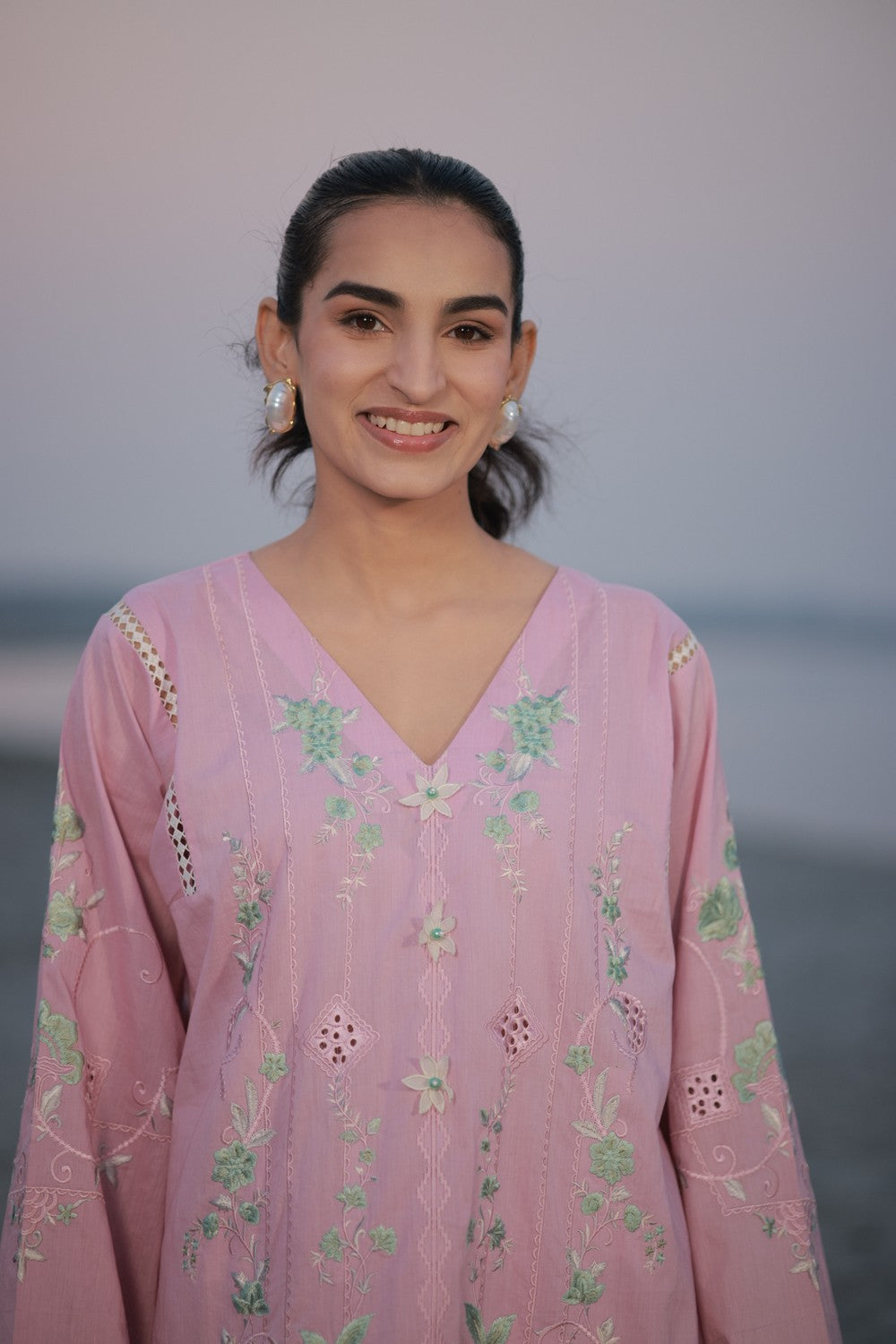 Lilac Kurta Set