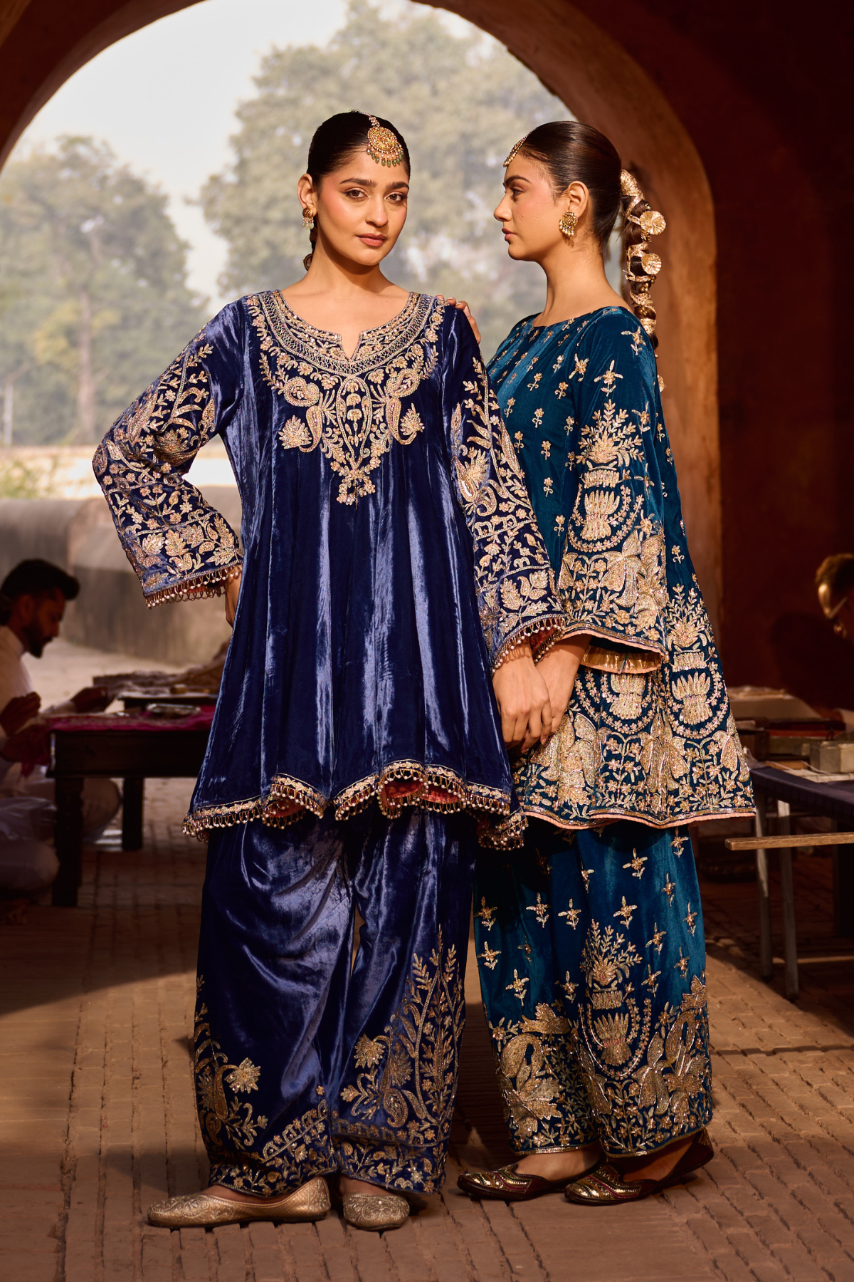 Midnight Blue Short Anarkali