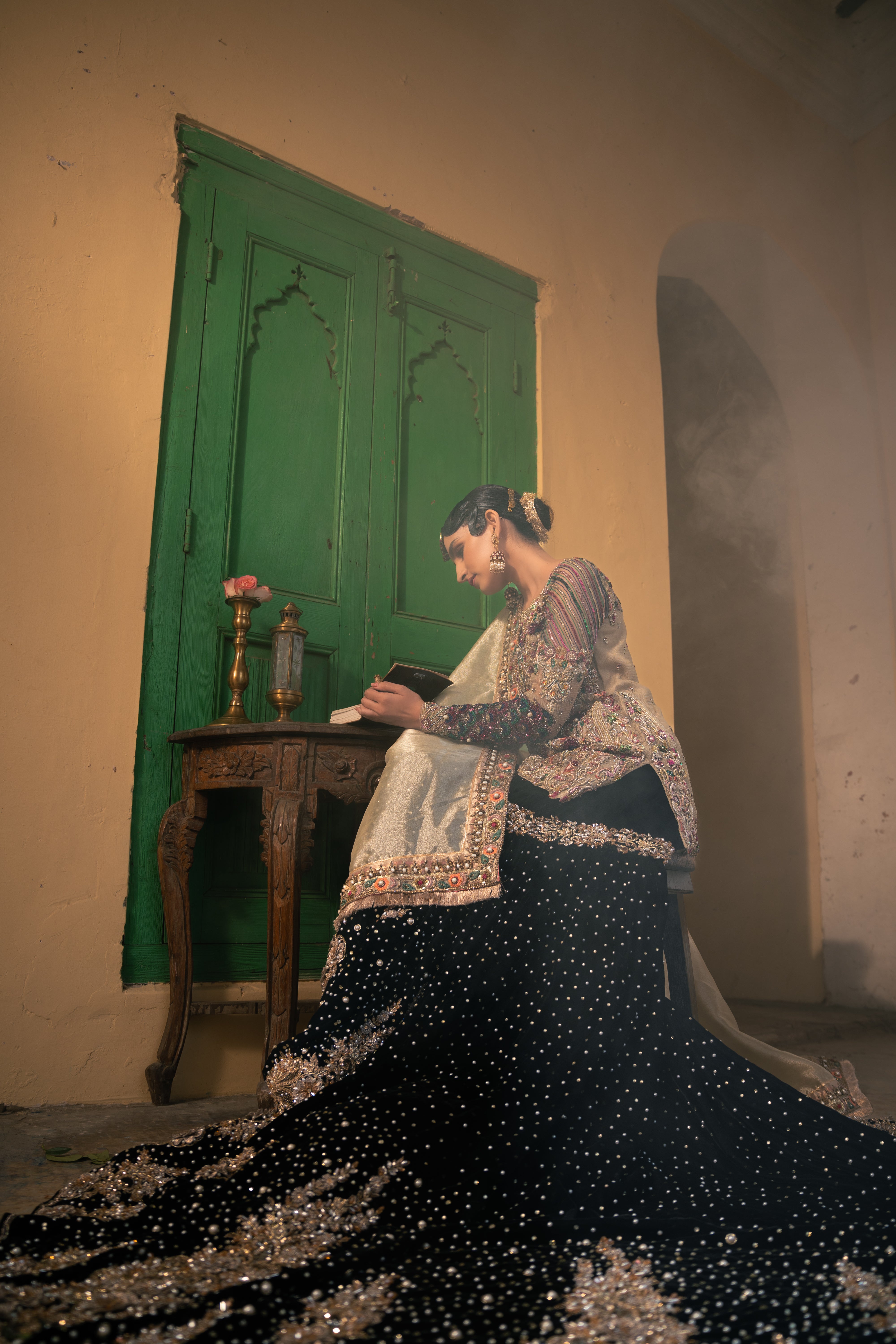 Sahiba - Black Trail Gharara