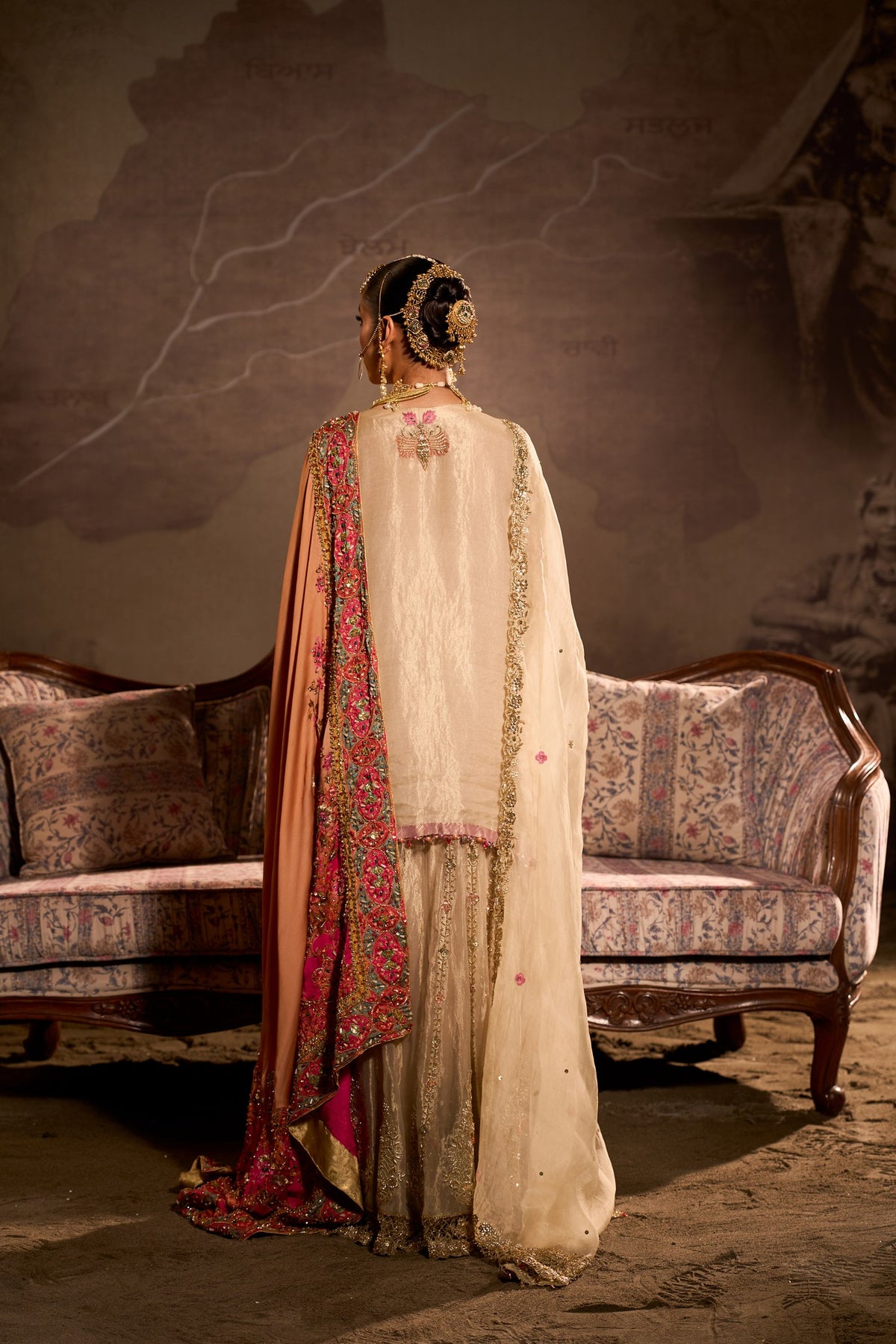 Chenab - Golden Sharara Joda