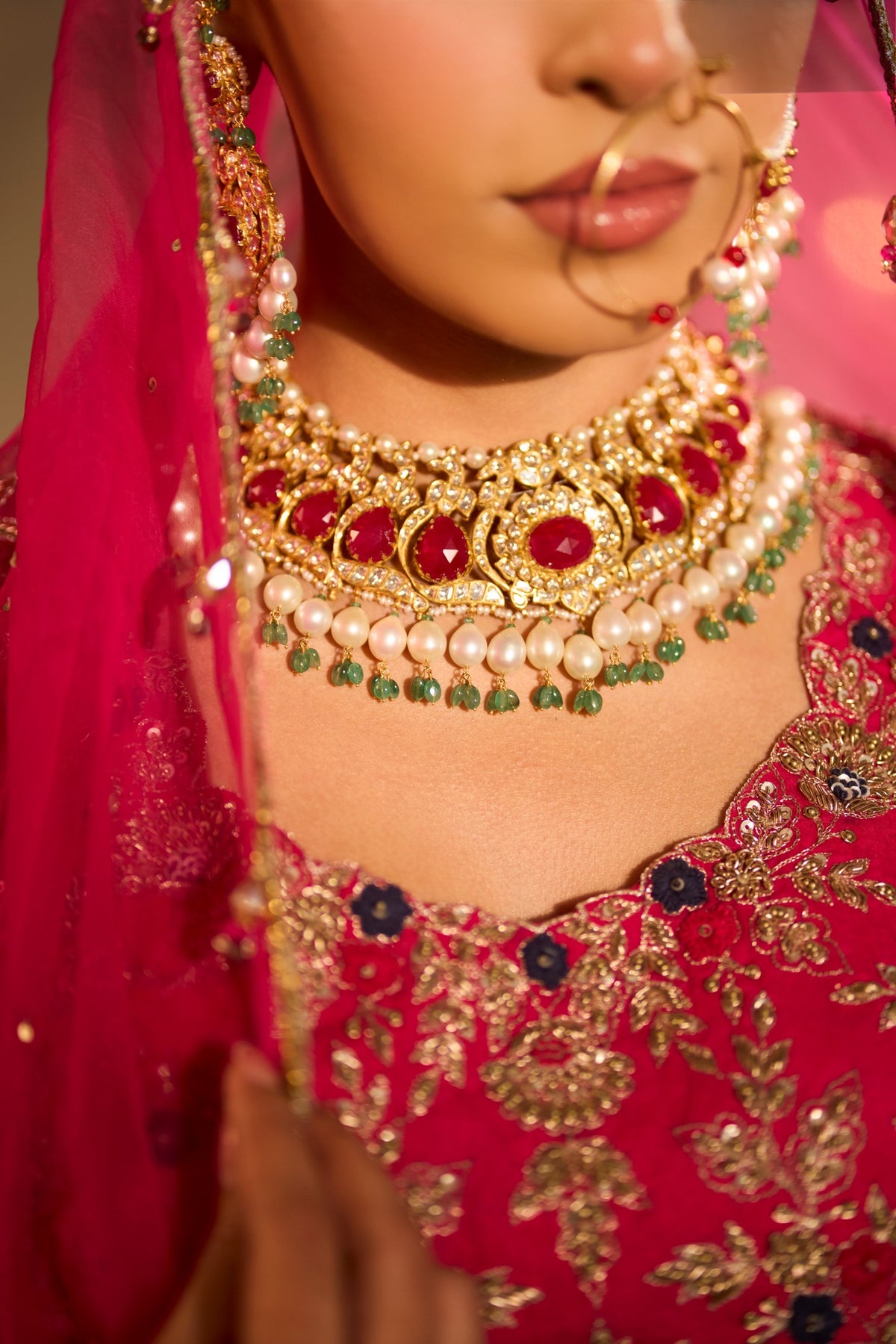Indus - Fushia Pink Lehnga