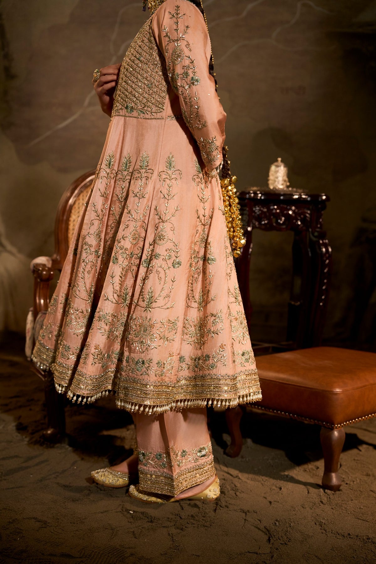 Beas - Peach Anarkali Suit