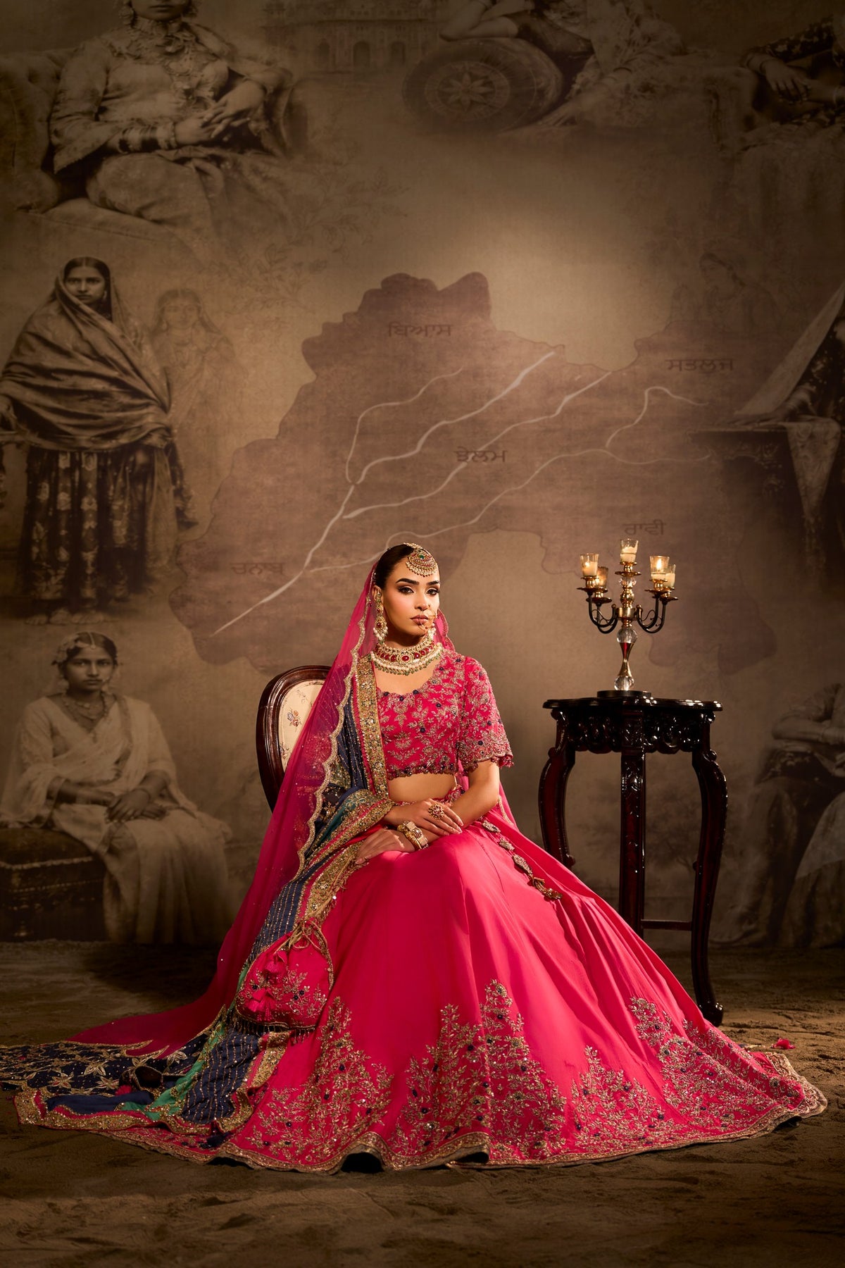 Indus - Fushia Pink Lehnga