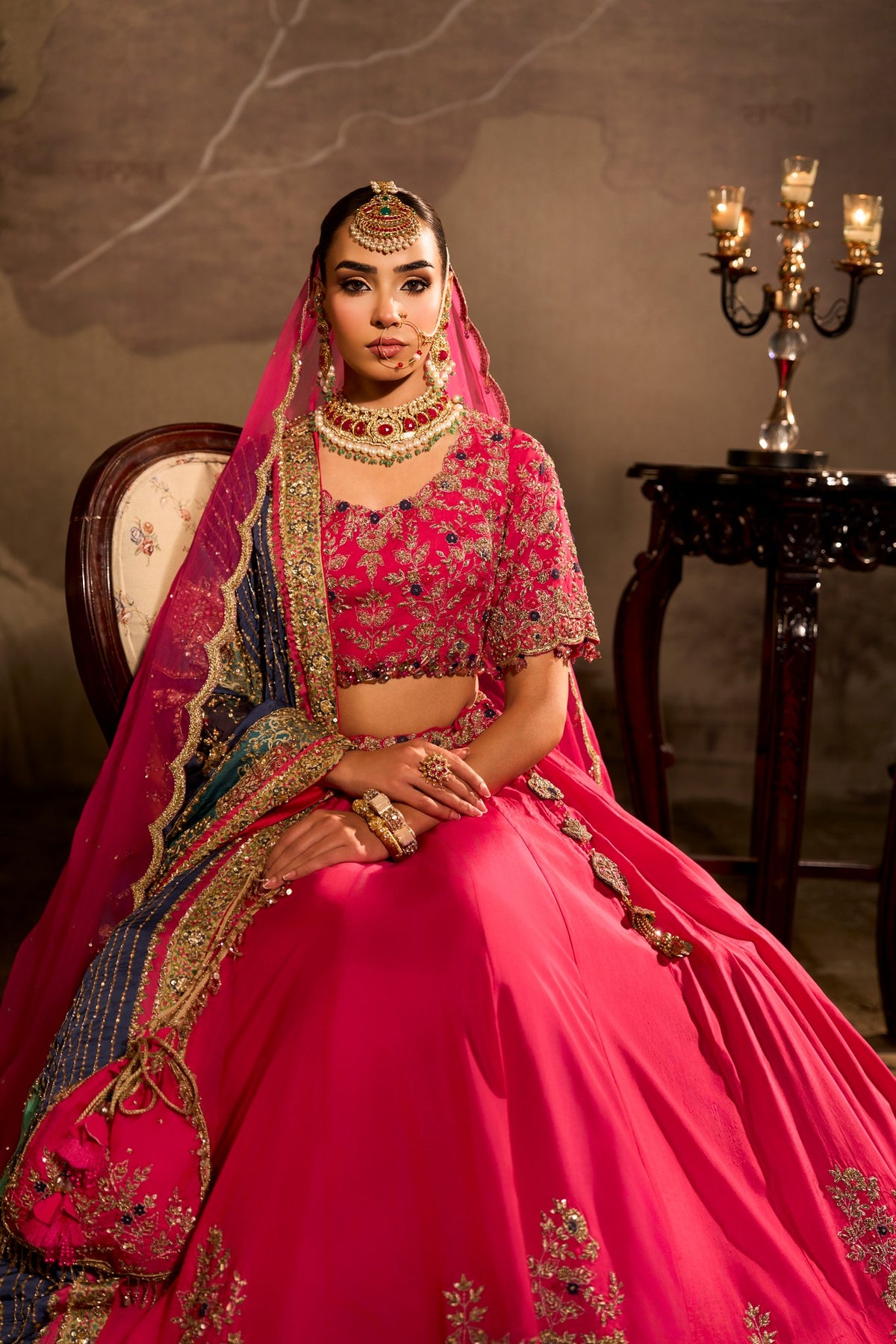 Indus - Fushia Pink Lehnga