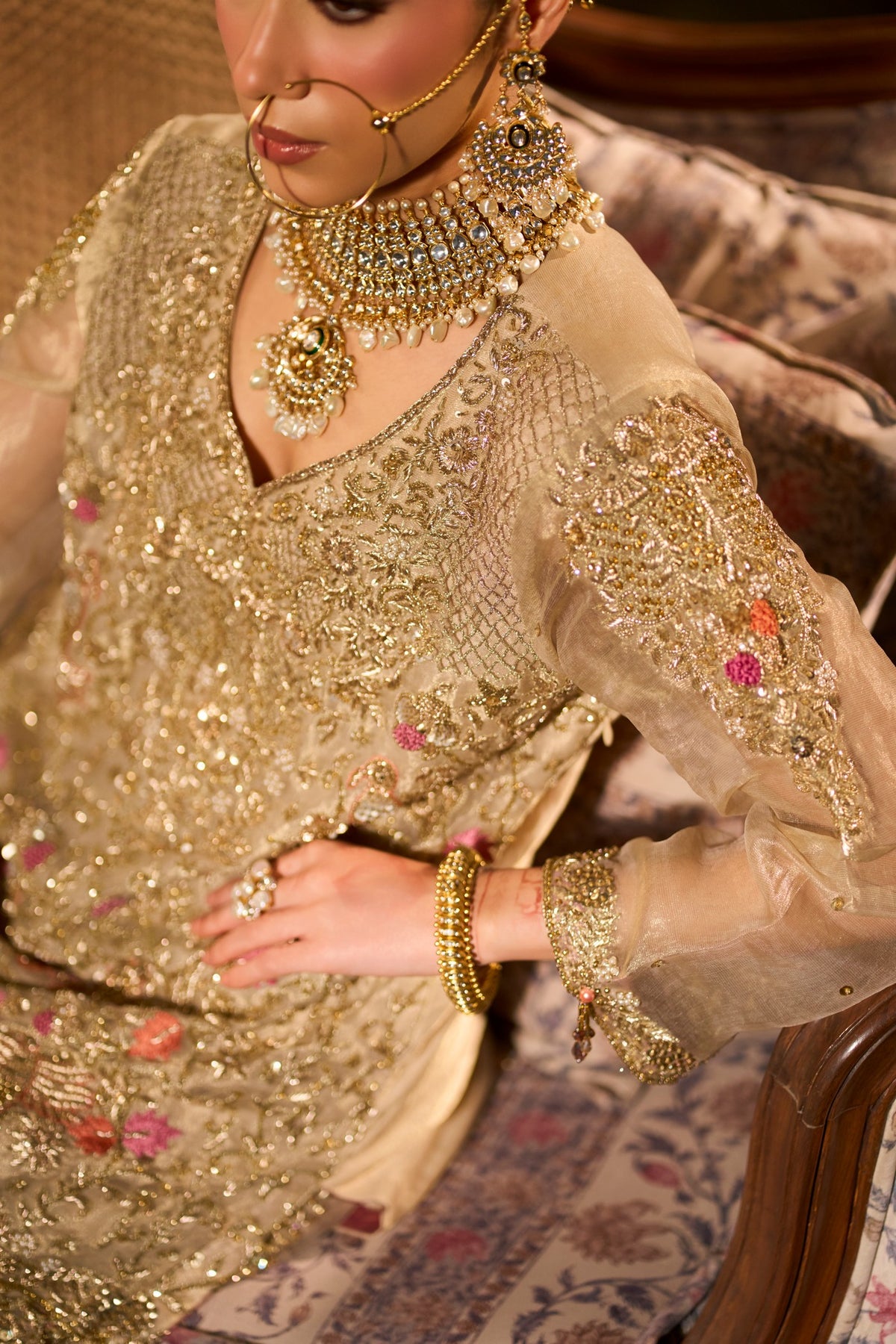 Chenab - Golden Sharara Joda